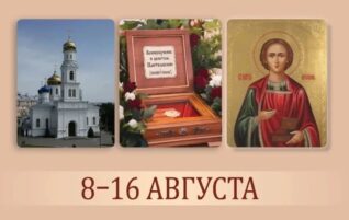Пребывание ковчега с мощами великомученика Пантелеимона
